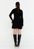 Ribbed Knit Sweater Dress – Slim Fit, Soft Texture & Minimal Chic for Effortless Autumn-Winter Style